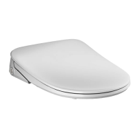 Электронная крышка-биде белая