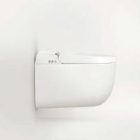 Подвесной умный унитаз с модулем электронного биде, белый матовый