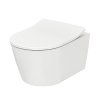 RP Унитаз подвесной выпуск в стену, цвет белый