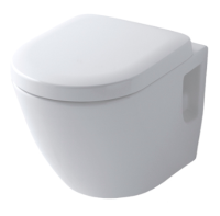 NC Унитаз подвесной, выпуск в стену, цвет белый