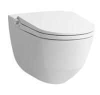 Унитаз подвесной 60х39.5х40.5 см с сиденьем-биде белый