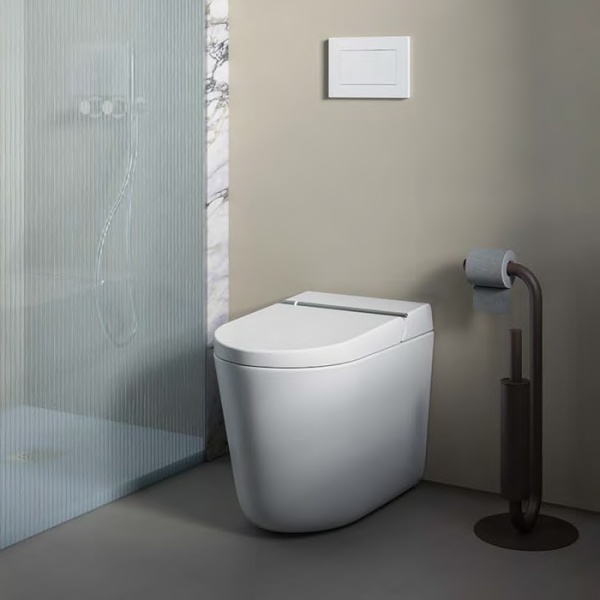 Hype Приставной умный унитаз с модулем электронного биде, белый Artceram KHYV002 01 00