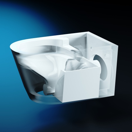 Bequem Электронный унитаз-биде подвесной белый Abber AC1119S