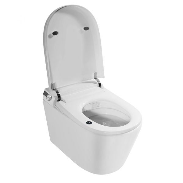 Bequem Электронный унитаз-биде подвесной белый Abber AC1119S