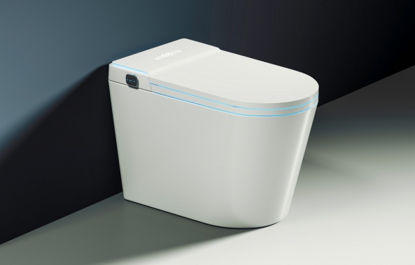 Bequem Электронный унитаз-биде приставной белый Abber AC1117S