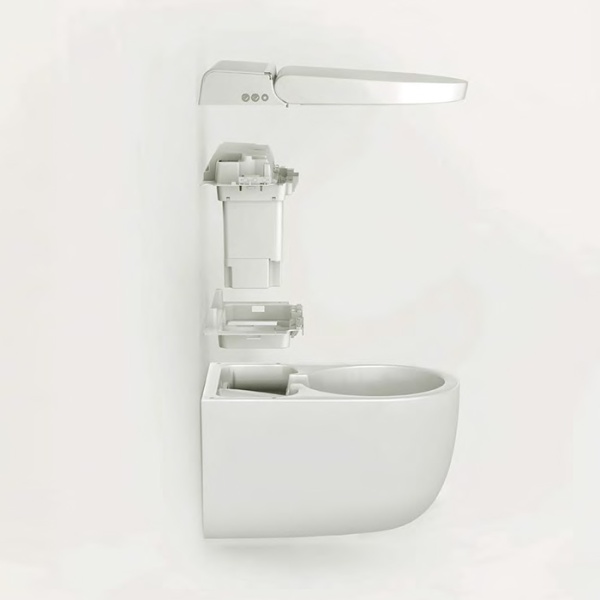 Hype Подвесной умный унитаз с модулем электронного биде, белый матовый Artceram KHYV001 05 00