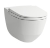 Cleanet Riva Унитаз подвесной 60х39.5х40.5 см с сиденьем-биде белый матовый Laufen 8.2069.1.757.000.1