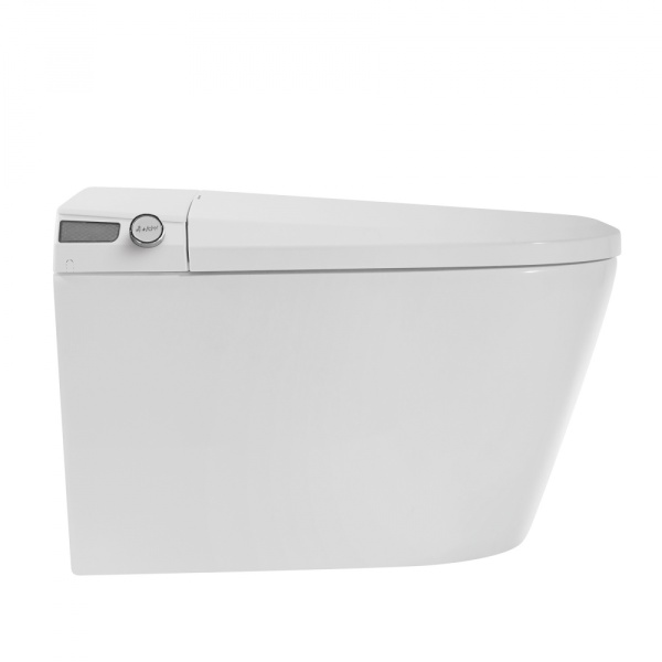 Bequem Электронный унитаз-биде подвесной белый Abber AC1119S