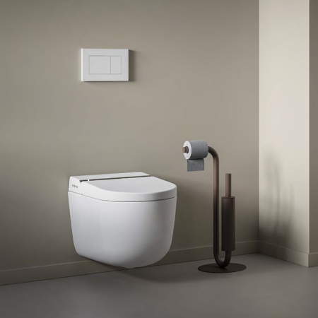 Hype Подвесной умный унитаз с модулем электронного биде, белый матовый Artceram KHYV001 05 00