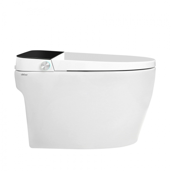 Bequem Электронный унитаз-биде приставной белый Abber AC1116S