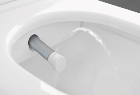 ViClean-I 100 Унитаз-биде подвесной, 59,5х38,5 см, с грязеотталкивающим покрытием CeramicPlus Villeroy&Boch V0E100R1