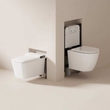 Rechteck Электронный подвесной унитаз-биде Abber AC1215S