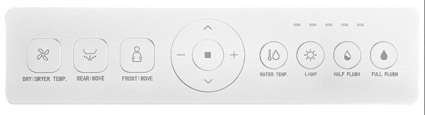 Mi Smart Унитаз подвесной в комплекте с крышкой-биде Uni-Flow CH1048ZR-A