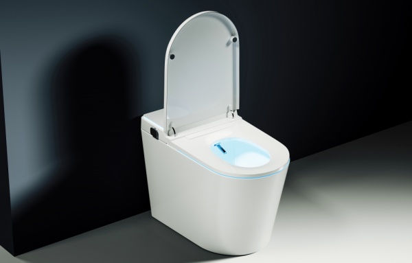 Bequem Электронный унитаз-биде приставной белый Abber AC1117S